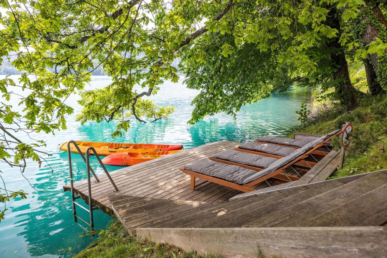 Private Beach House On Lake Bled Eksteriør bilde
