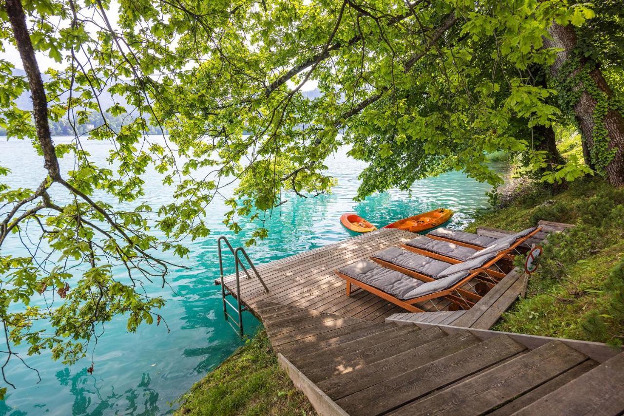 Private Beach House On Lake Bled Eksteriør bilde