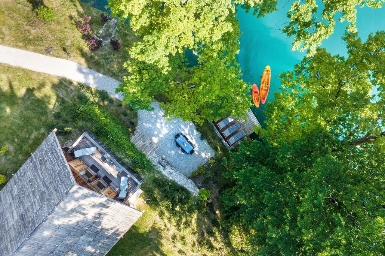Private Beach House On Lake Bled Eksteriør bilde
