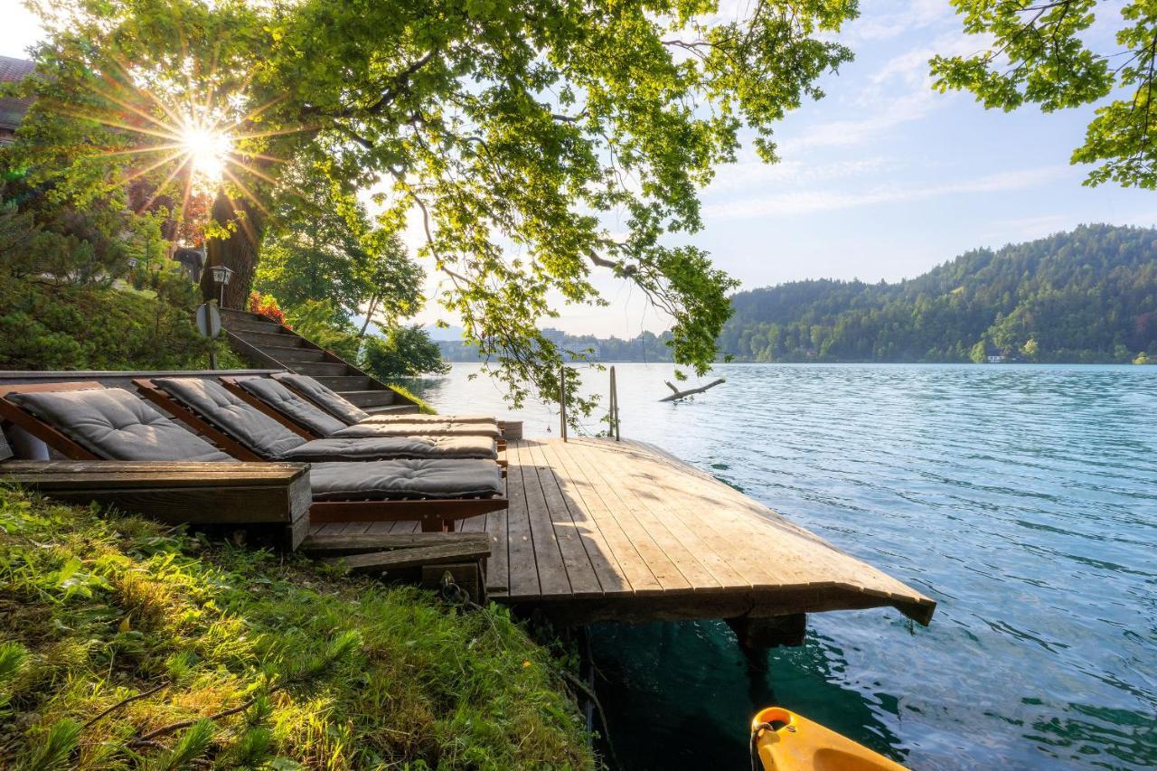 Private Beach House On Lake Bled Eksteriør bilde