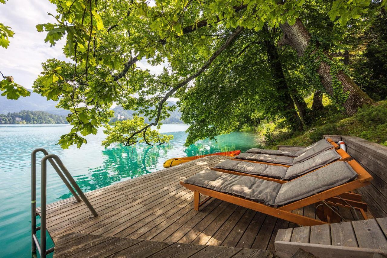 Private Beach House On Lake Bled Eksteriør bilde